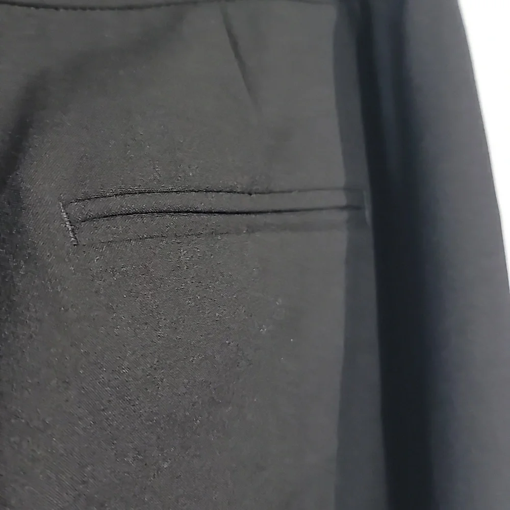 LAFAYETTE 148 New York Straight Leg Black Trouser Pants